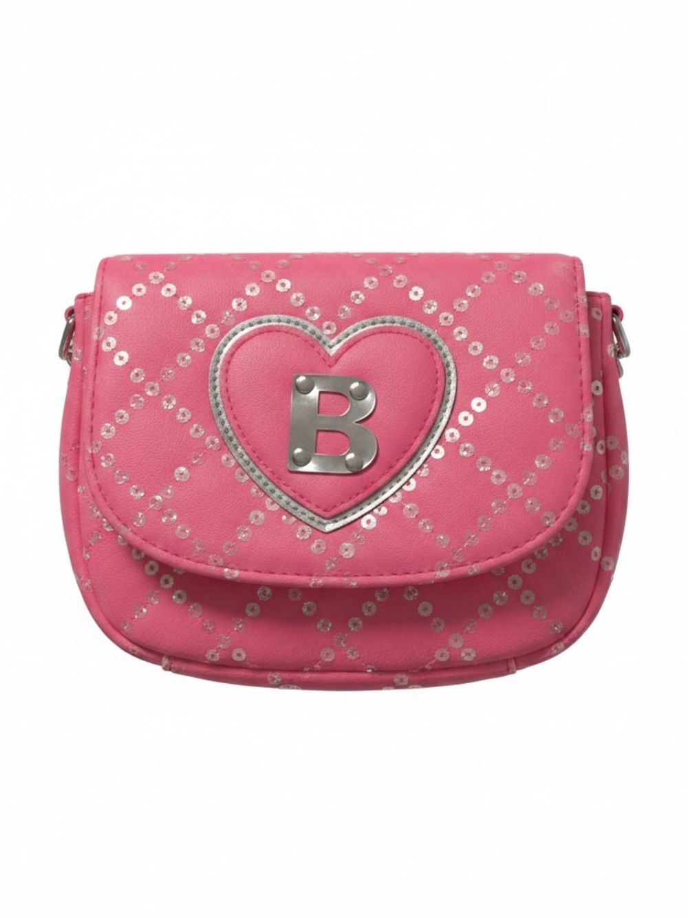 Justice monogrammed purse, hot pink, NWOT